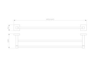 Вешалка для полотенец Wonzon & Woghand Polo WW-8911-DG тёмное золото